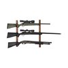 Allen Co Gun Collector Hardwood Gun Rack, Holds 3-Firearms, Brown/Black 5656